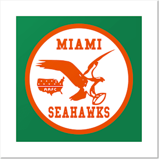 All-American Football Conference Miami Seahawks Oval Posters and Art